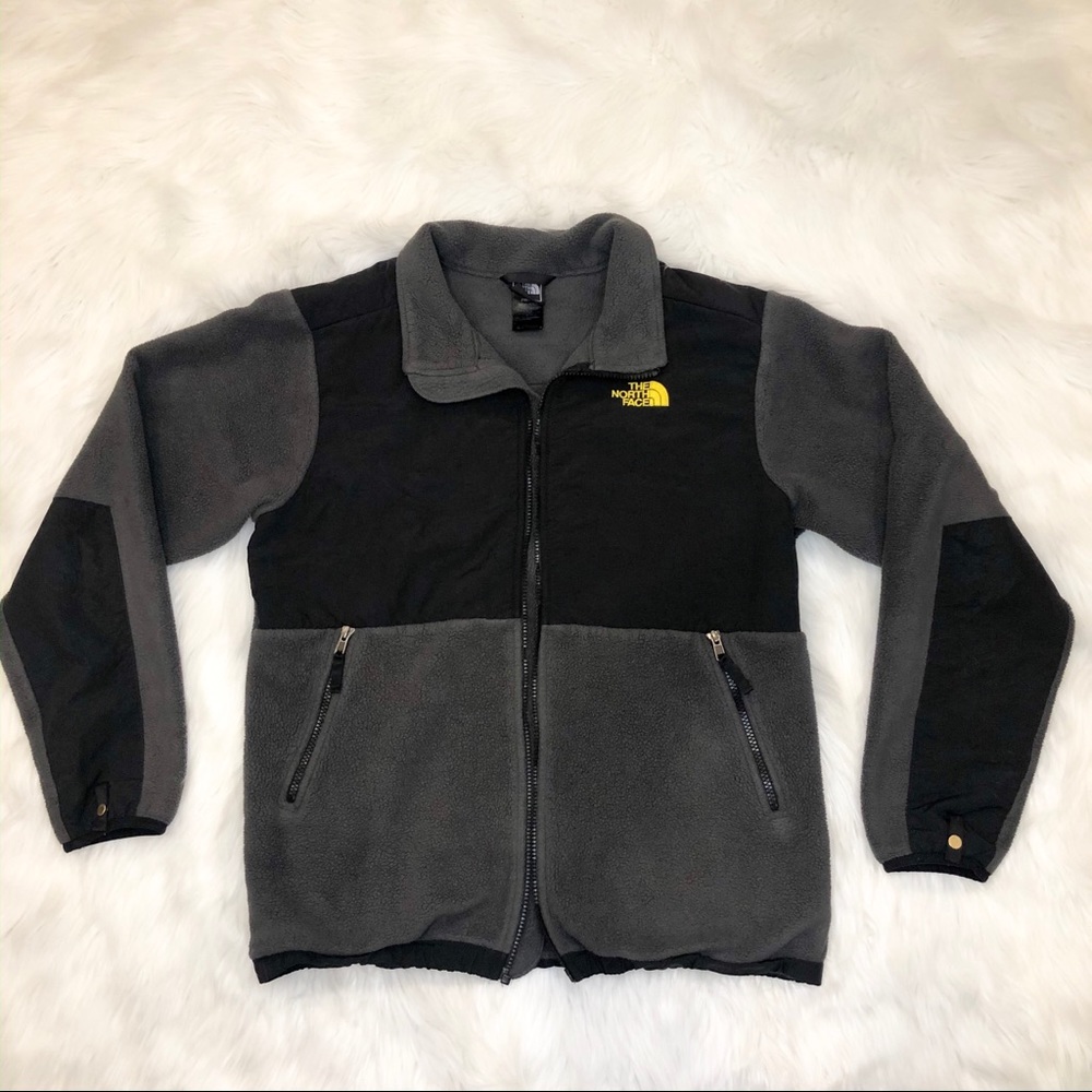 North Face Gray FullZip Fleece Jacket BROKEN ZIPER